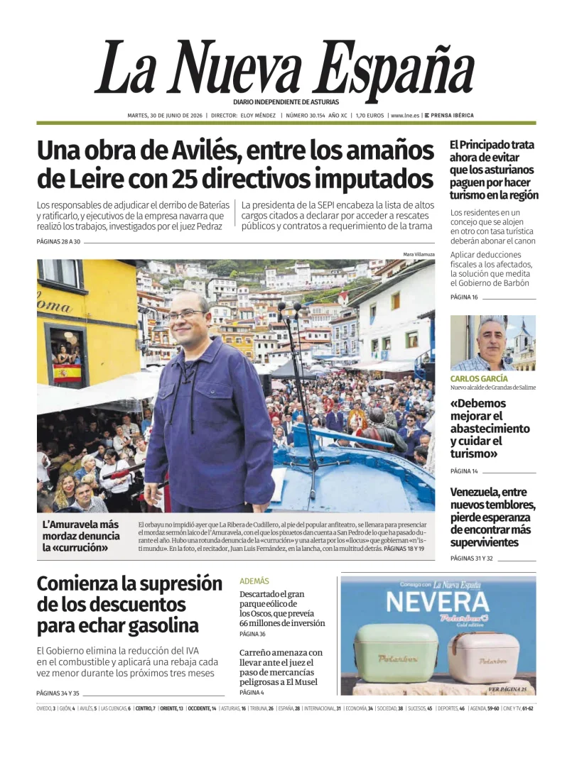 La Nueva España (Oriente) — 30/06