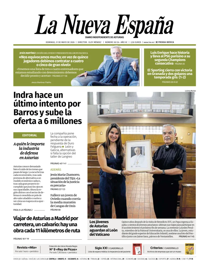 La Nueva España (Oriente) — 31/05