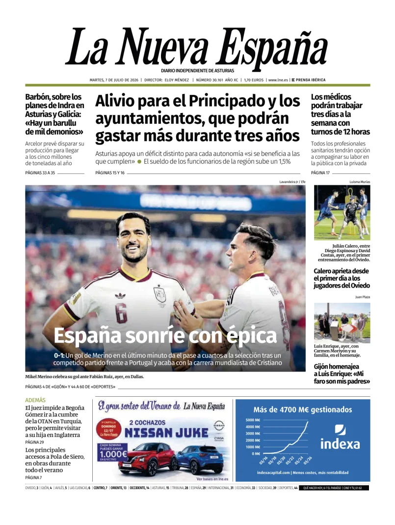La Nueva España (Oriente) — 07/07
