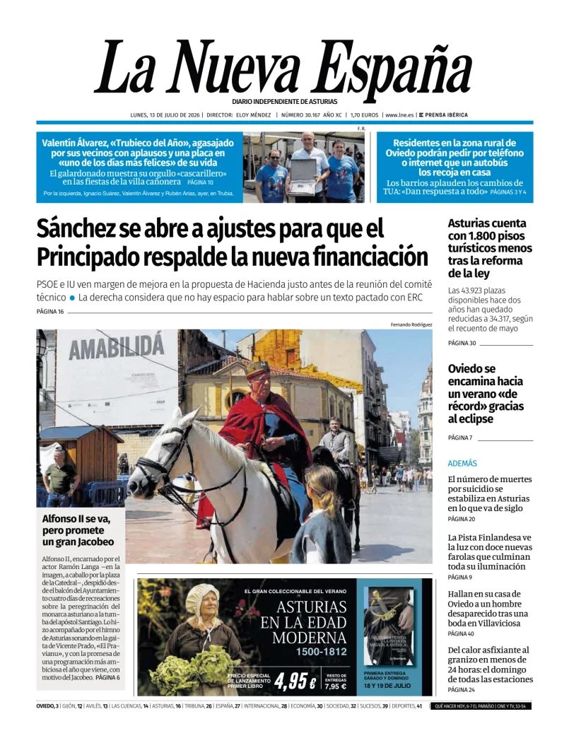 La Nueva España (Oviedo) — 13/07