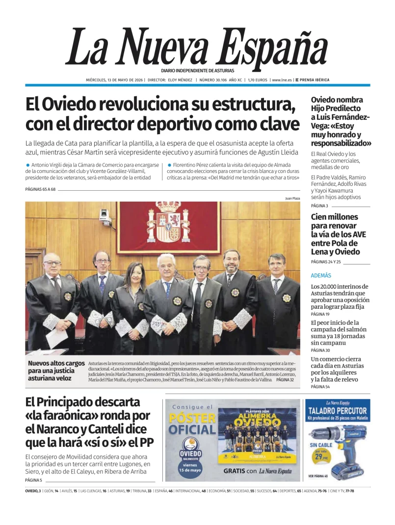 La Nueva España (Oviedo) — 13/05