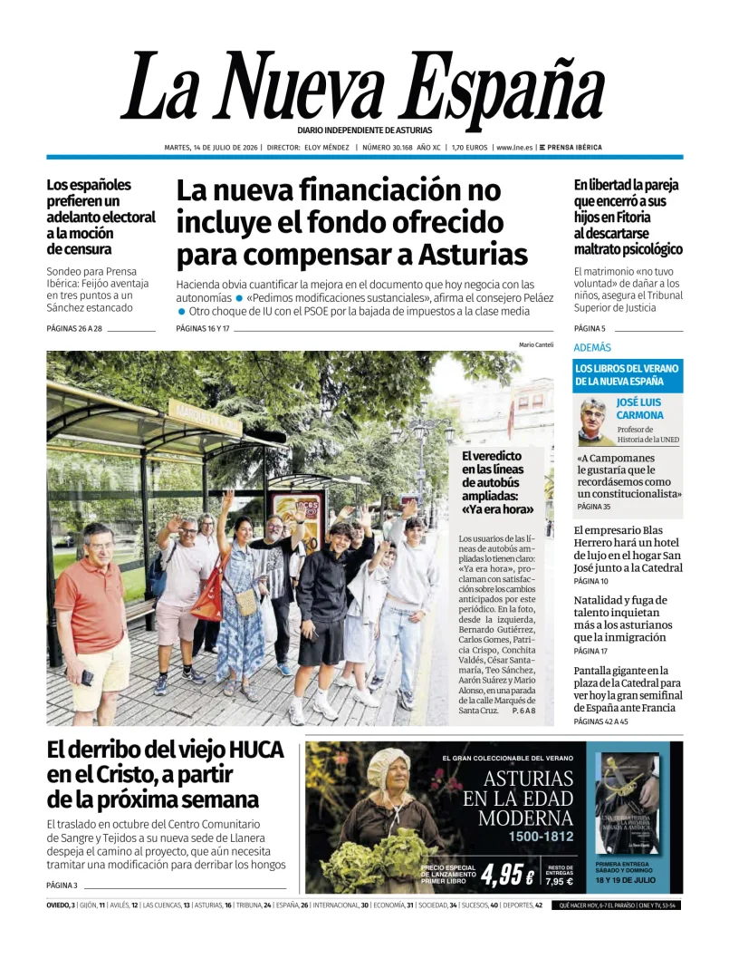 La Nueva España (Oviedo) — 14/07