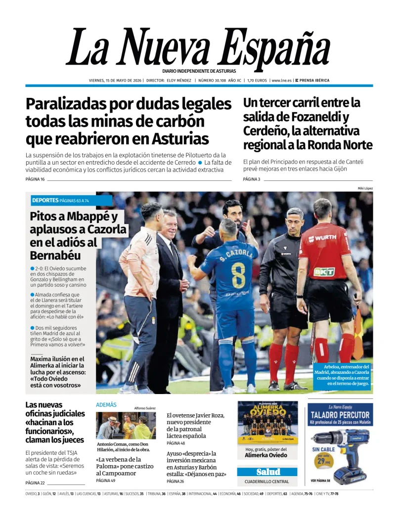 La Nueva España (Oviedo) — 15/05