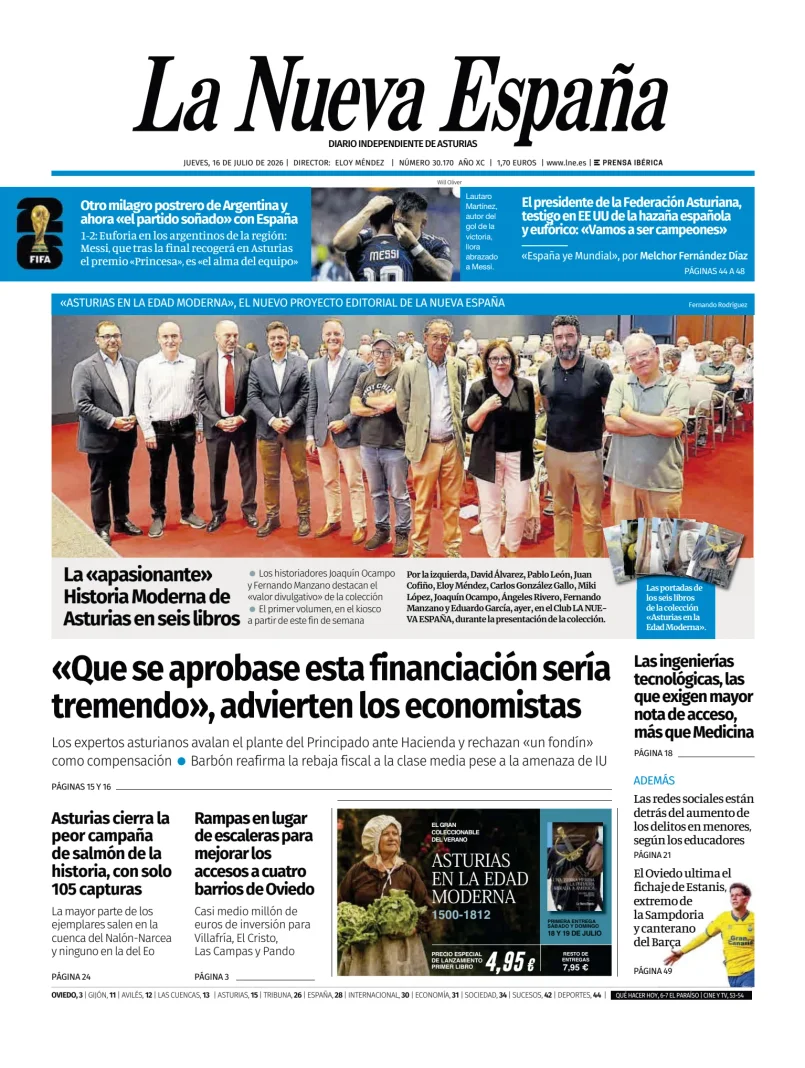 La Nueva España (Oviedo) — 16/07