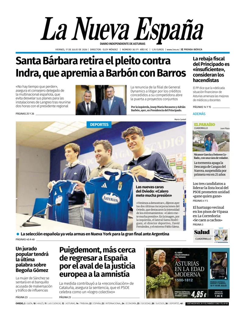 La Nueva España (Oviedo) — 17/07