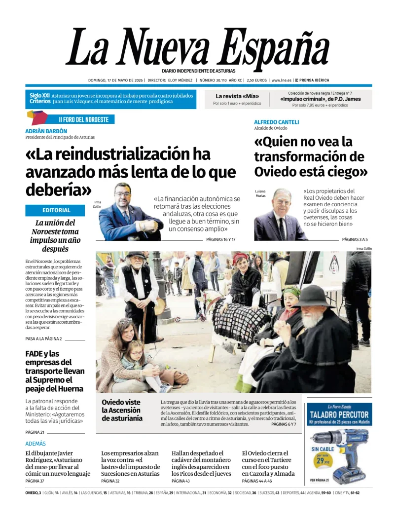 La Nueva España (Oviedo) — 17/05