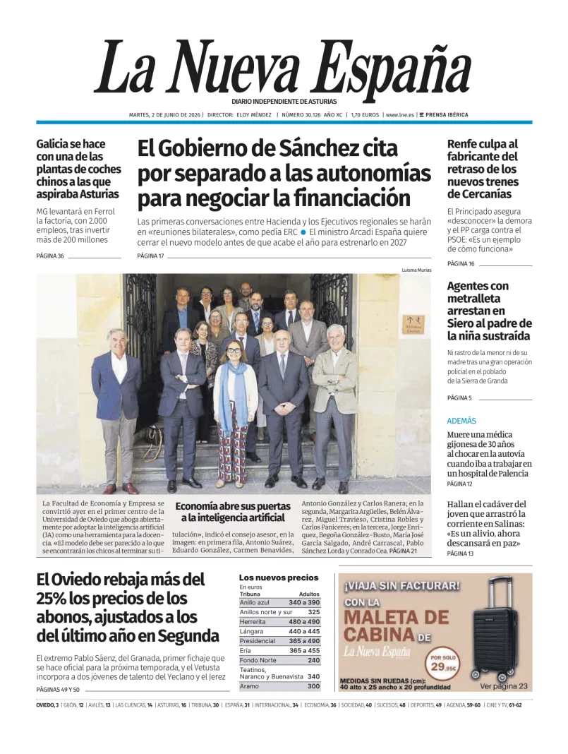 La Nueva España (Oviedo) — 02/06