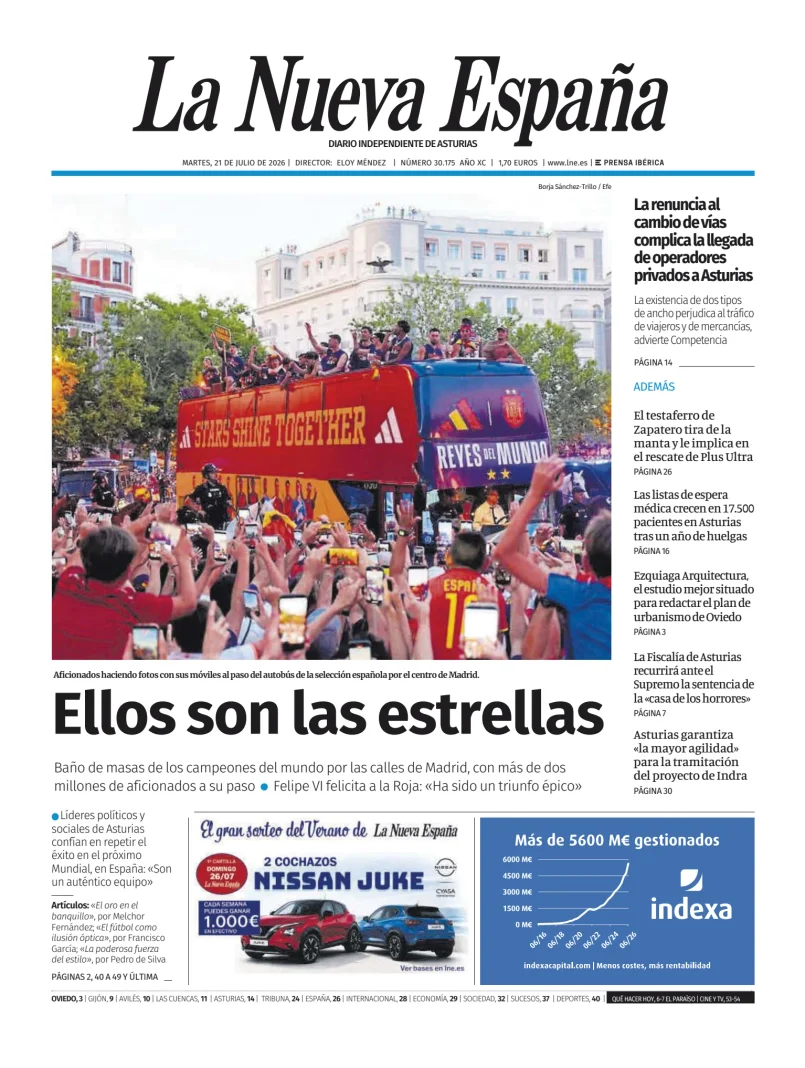 La Nueva España (Oviedo) — 21/07