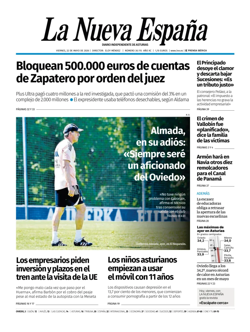 La Nueva España (Oviedo) — 22/05