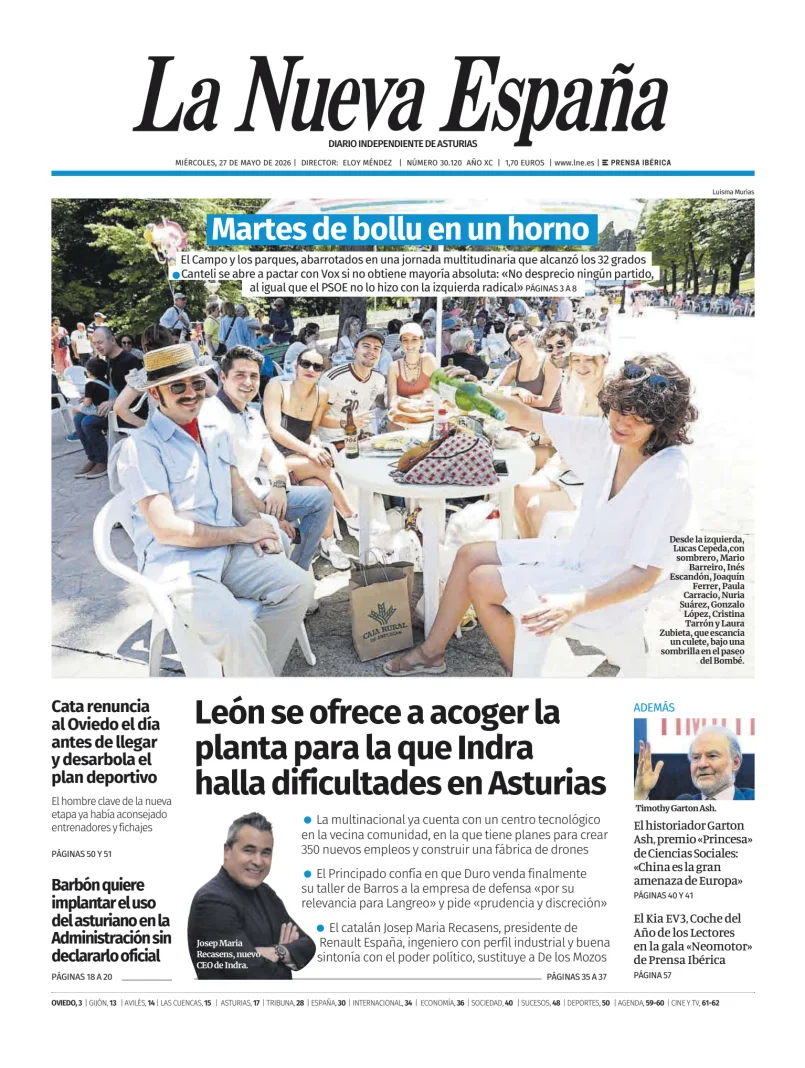La Nueva España (Oviedo) — 27/05