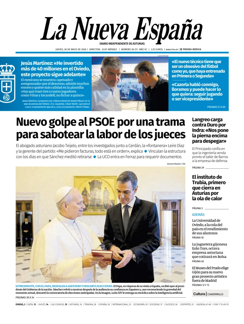 La Nueva España (Oviedo) — 28/05