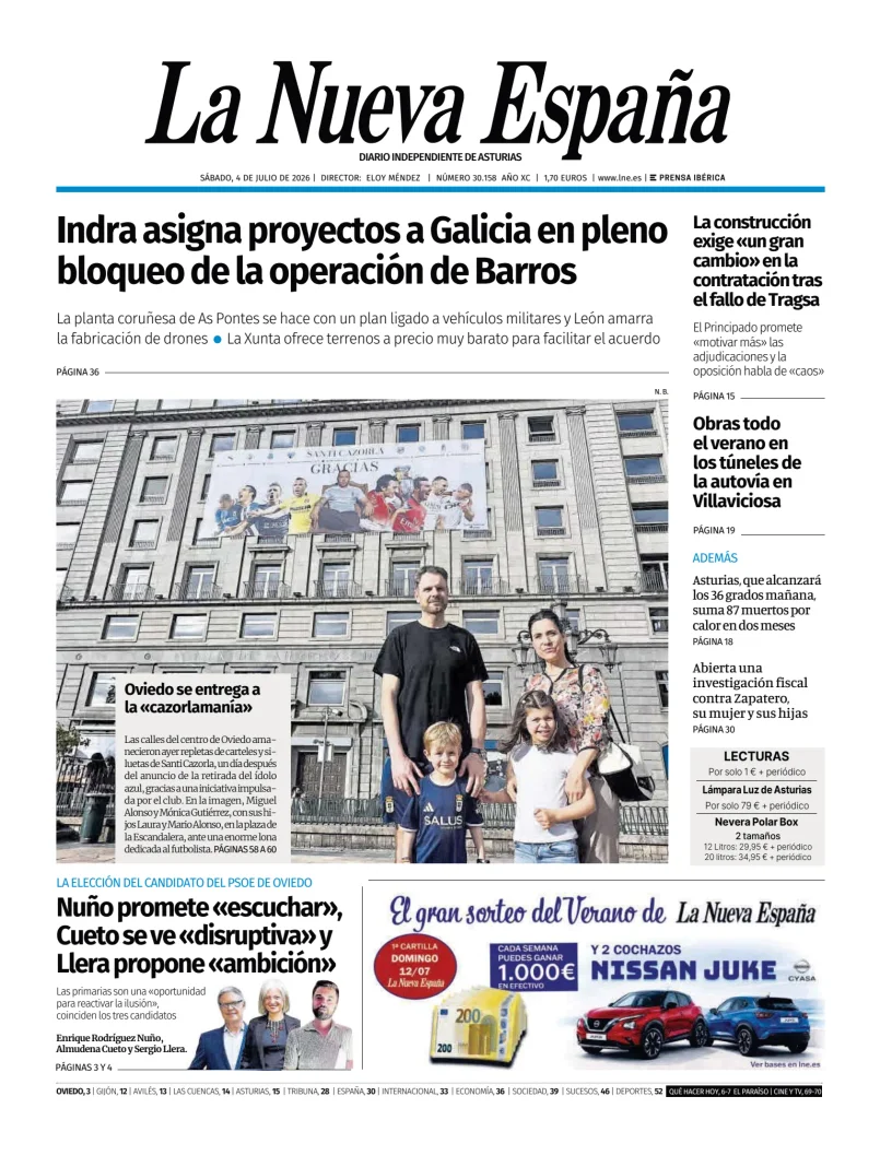 La Nueva España (Oviedo) — 04/07