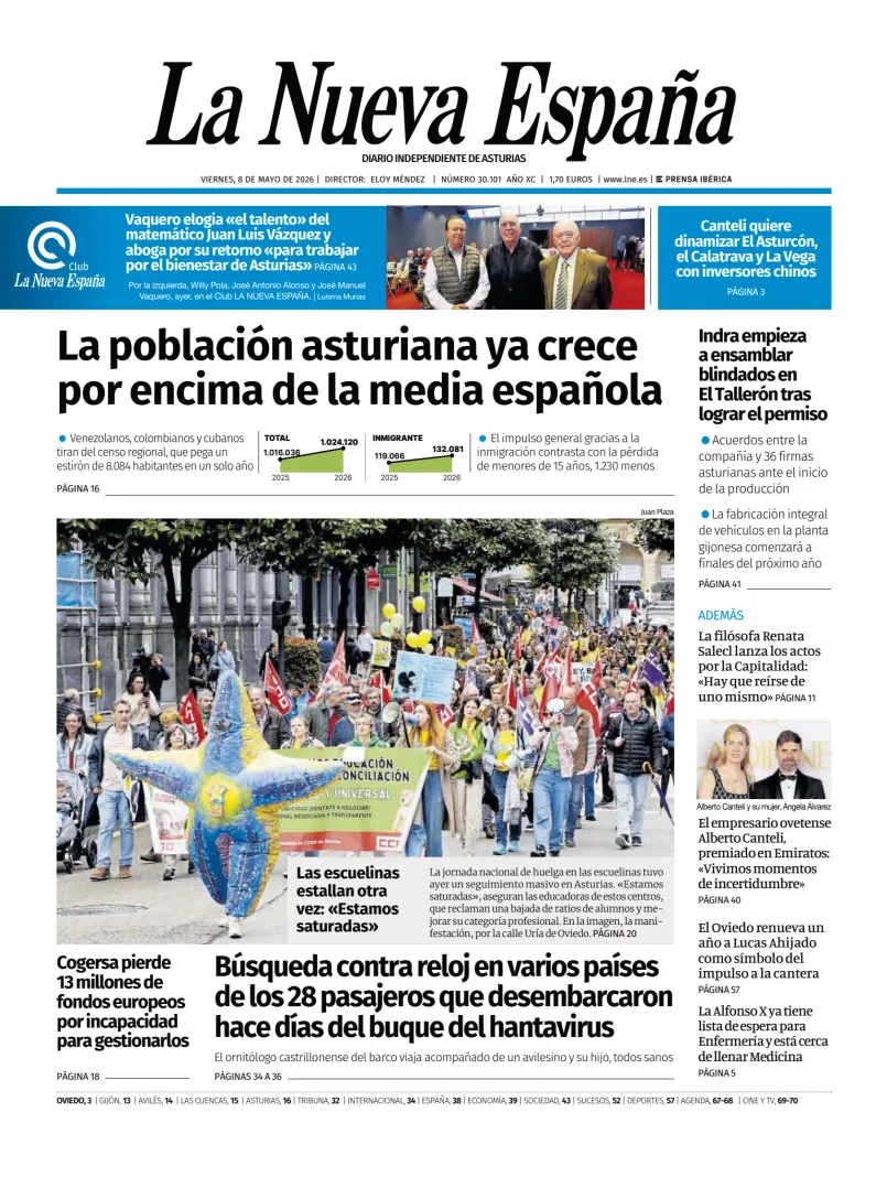 La Nueva España (Oviedo) — 08/05