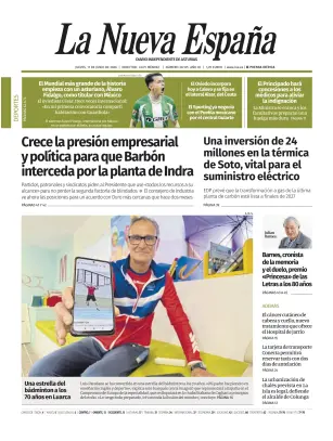 Portada de La Nueva España, 11 de junio de 2026