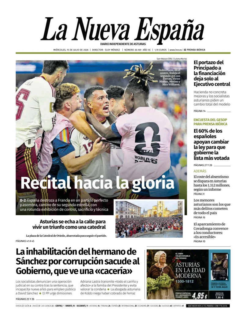 La Nueva España — 15/07