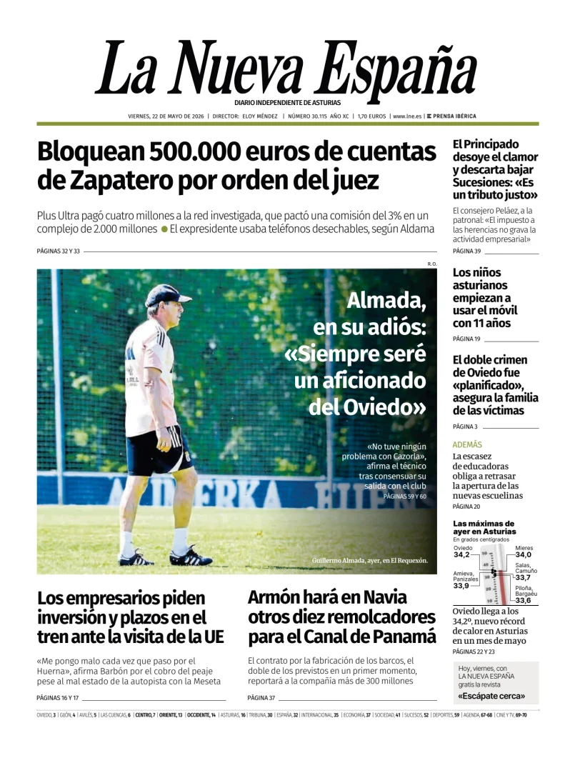 La Nueva España — 22/05