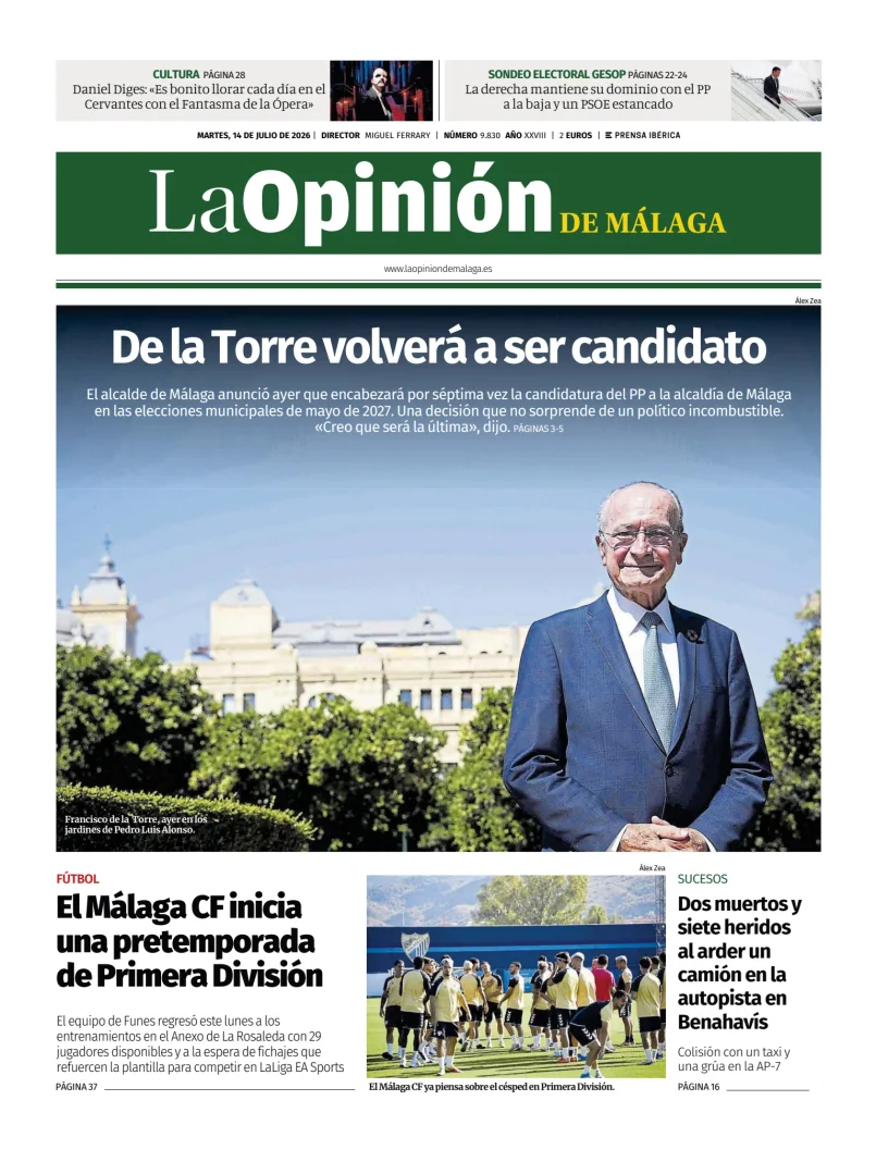 La Opinión de Málaga — 14/07