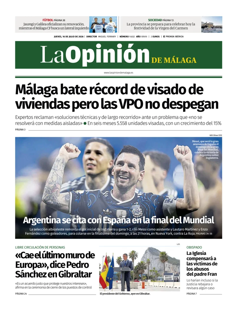 La Opinión de Málaga — 16/07