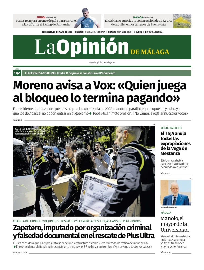 La Opinión de Málaga — 20/05