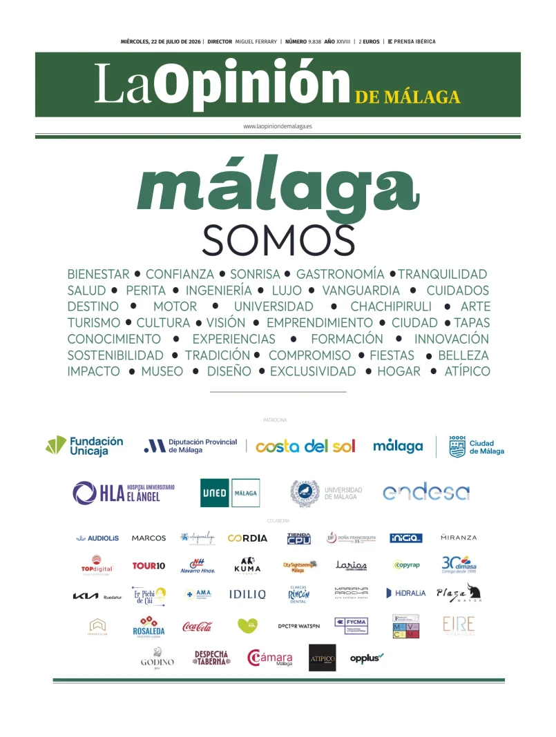 Portada de La Opinión de Málaga