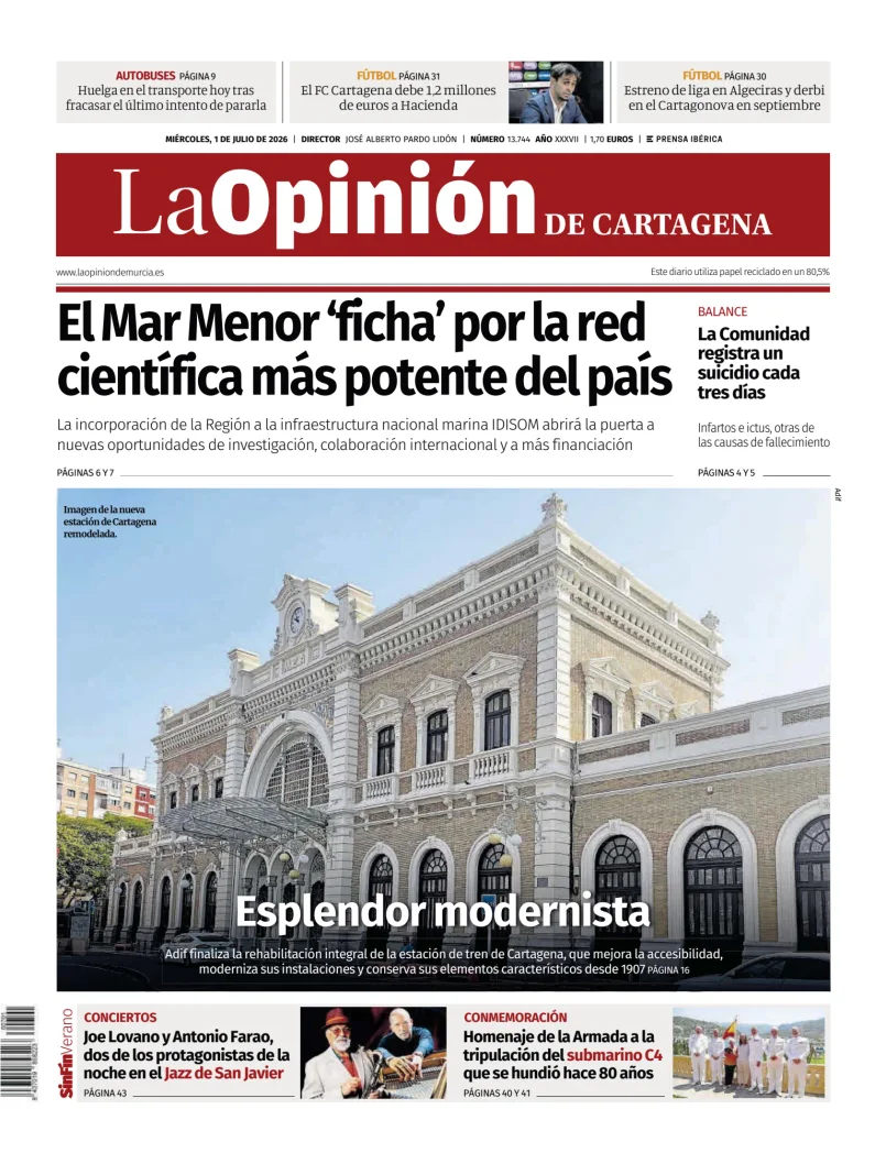La Opinion de Murcia (Cartagena) — 01/07
