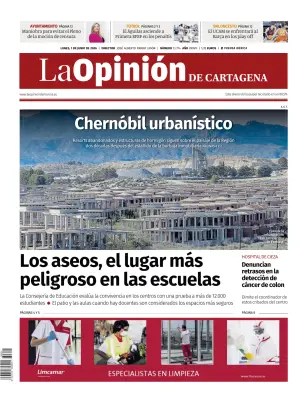 Portada de La Opinion de Murcia (Cartagena), 1 de junio de 2026