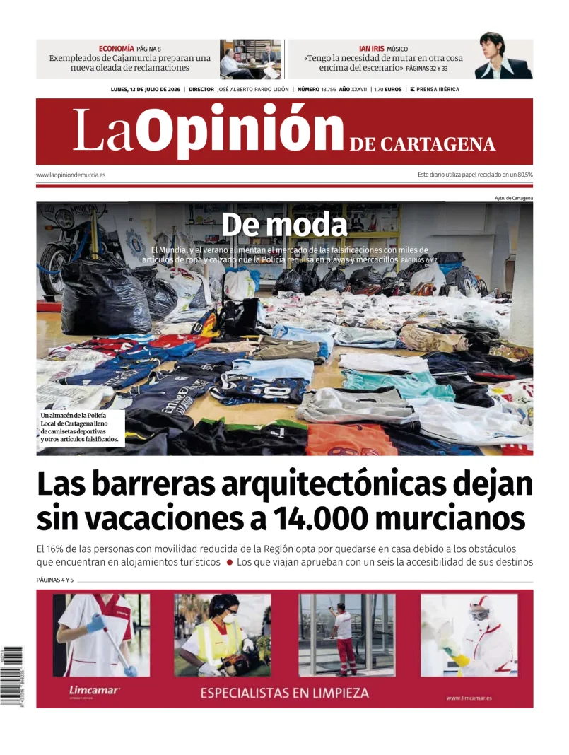 La Opinion de Murcia (Cartagena) — 13/07