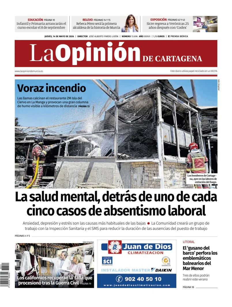 La Opinion de Murcia (Cartagena) — 14/05