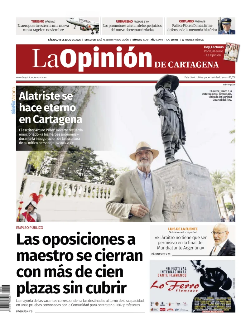 La Opinion de Murcia (Cartagena) — 18/07