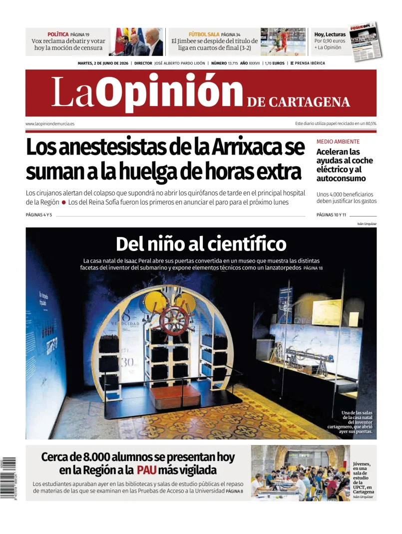 La Opinion de Murcia (Cartagena) — 02/06