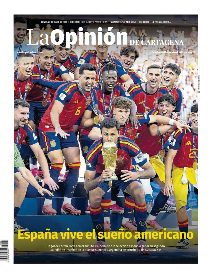 La Opinion de Murcia (Cartagena) — 20/07