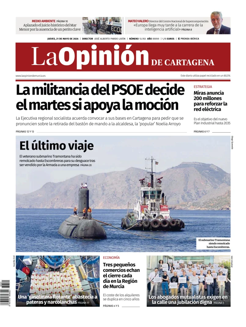 La Opinion de Murcia (Cartagena) — 21/05