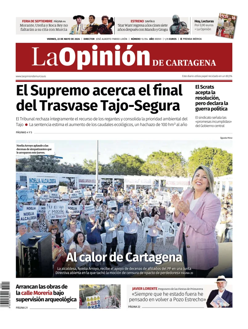La Opinion de Murcia (Cartagena) — 22/05