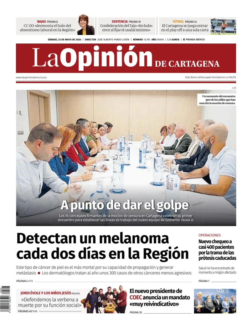 La Opinion de Murcia (Cartagena) — 23/05