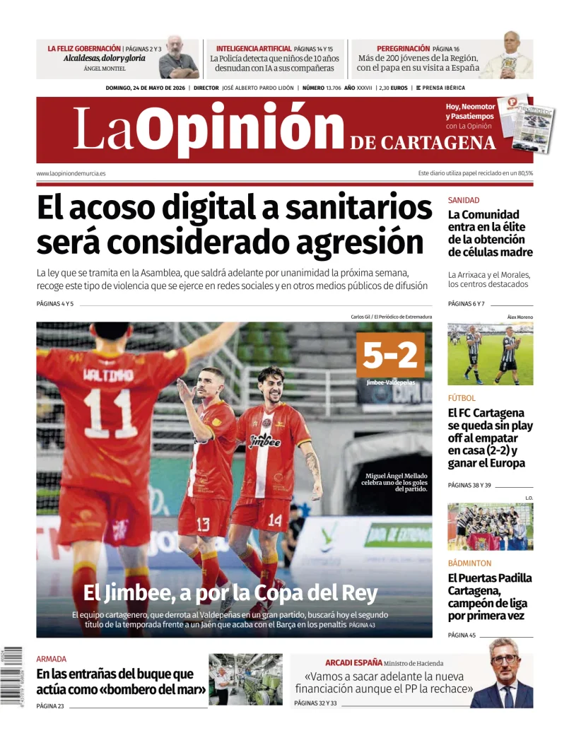 La Opinion de Murcia (Cartagena) — 24/05
