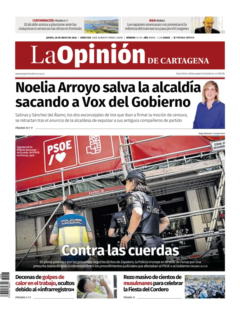 La Opinion de Murcia (Cartagena) — 28/05