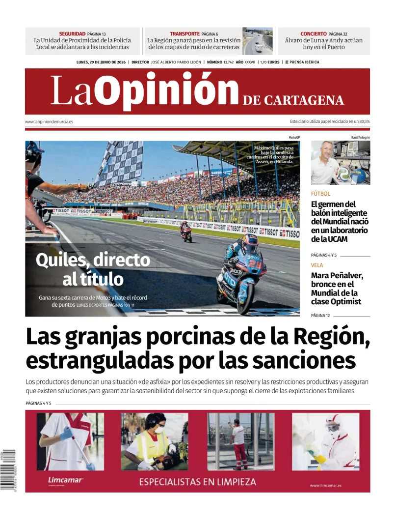 La Opinion de Murcia (Cartagena) — 29/06