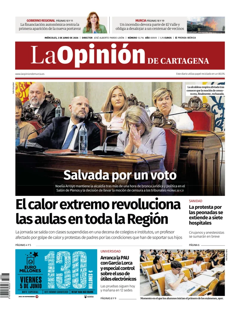 La Opinion de Murcia (Cartagena) — 03/06