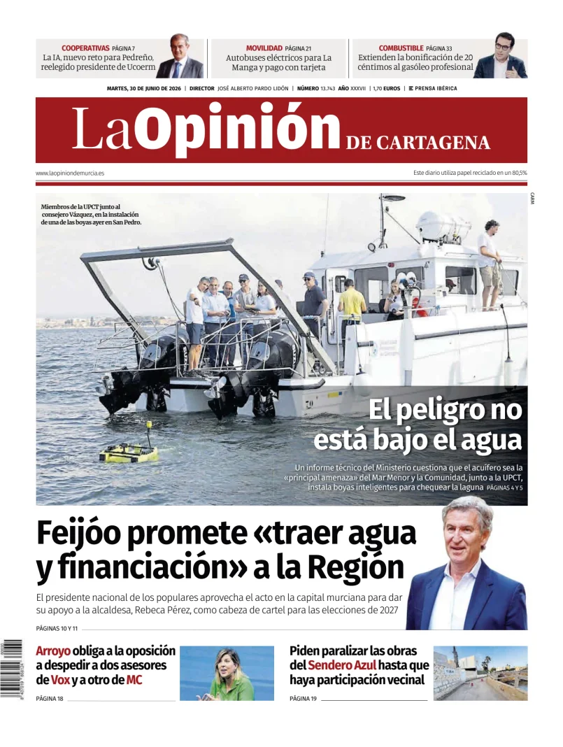 La Opinion de Murcia (Cartagena) — 30/06