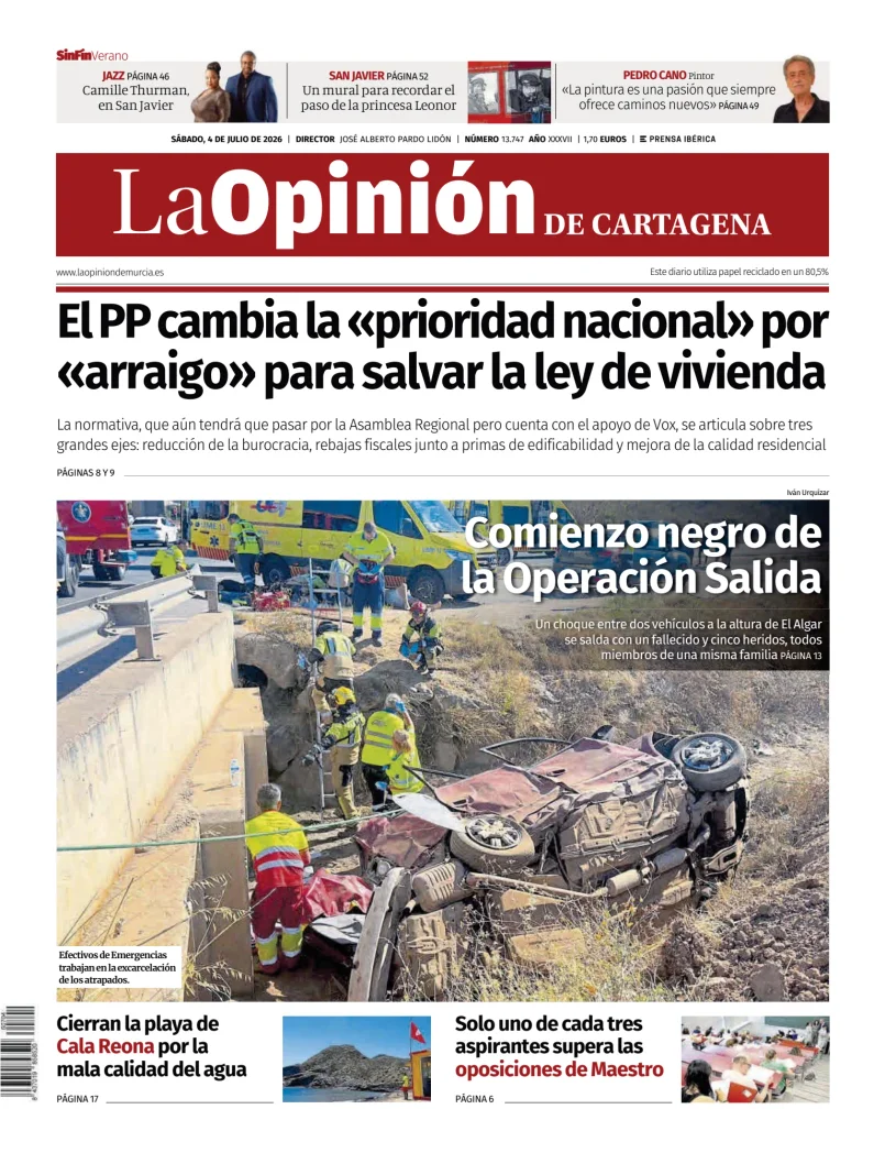 La Opinion de Murcia (Cartagena) — 04/07