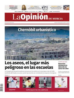 Portada de La Opinion de Murcia, 1 de junio de 2026