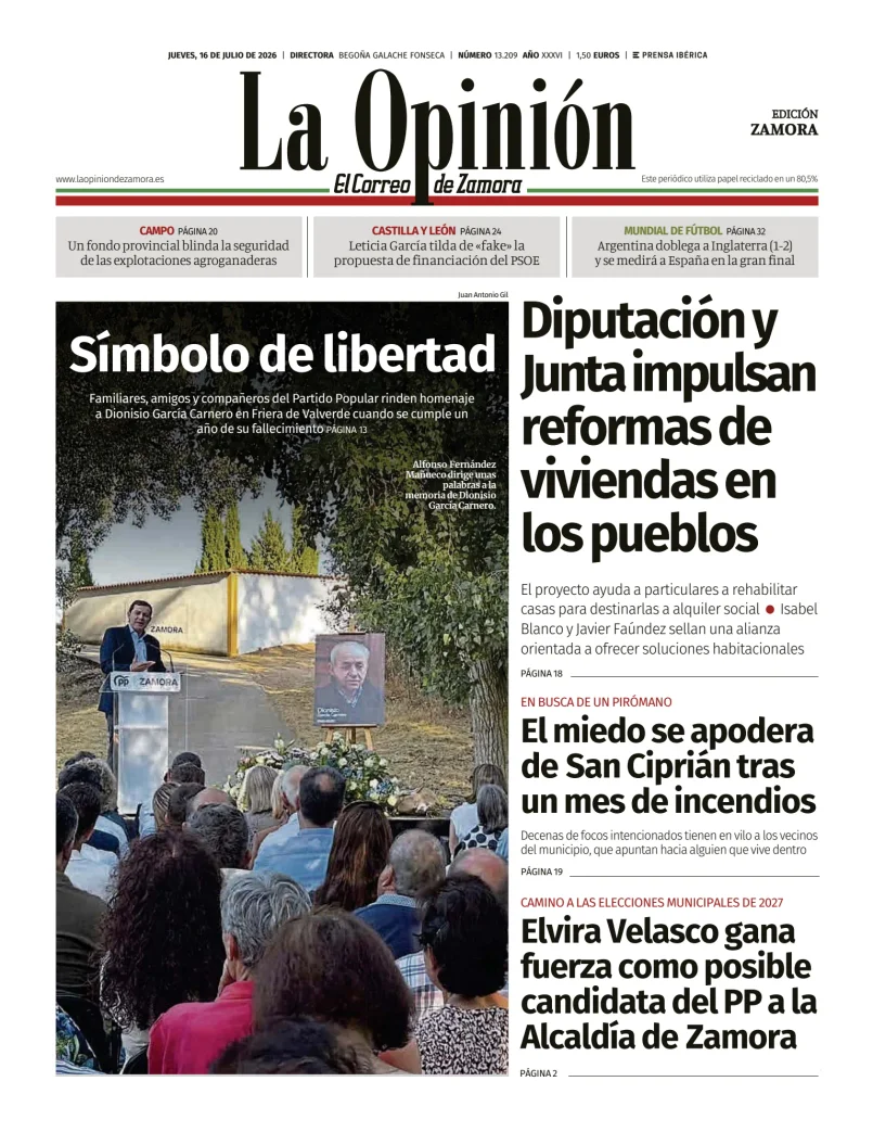 La Opinión de Zamora — 16/07