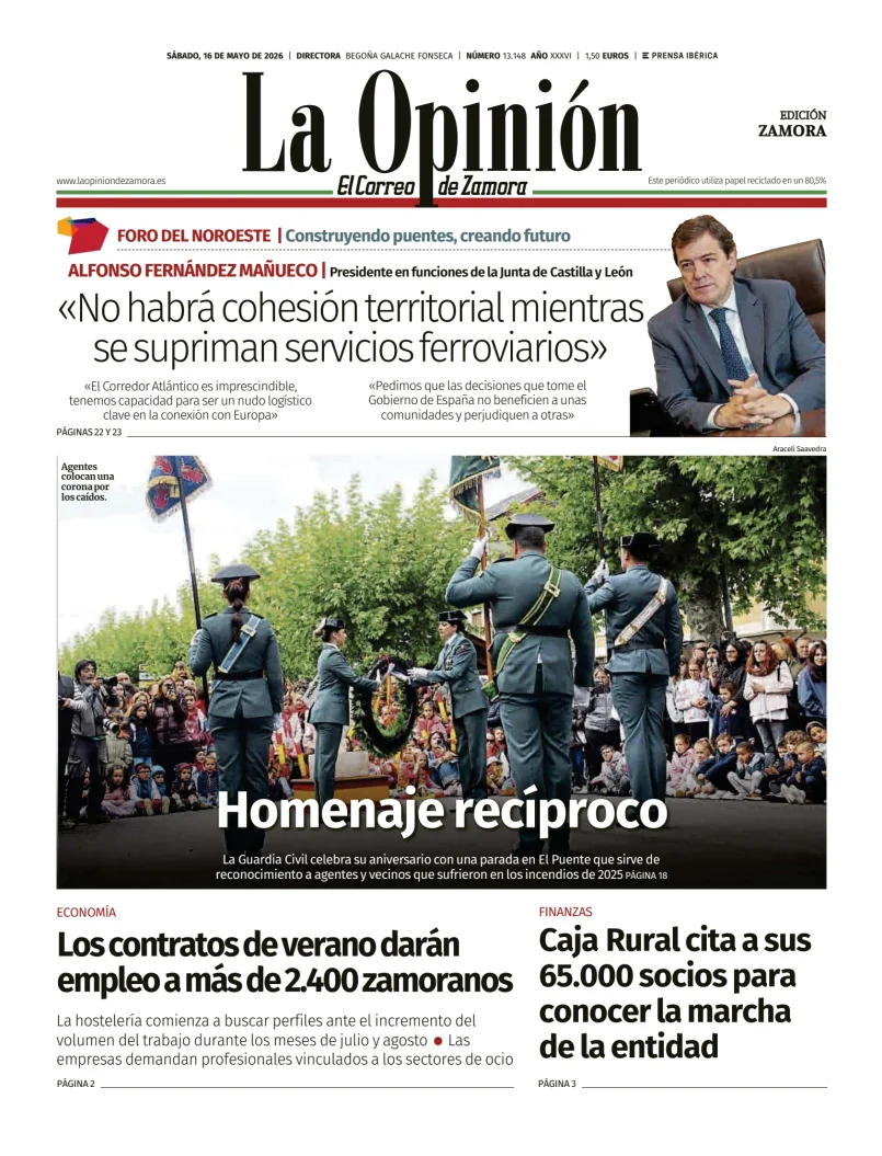 La Opinión de Zamora — 16/05