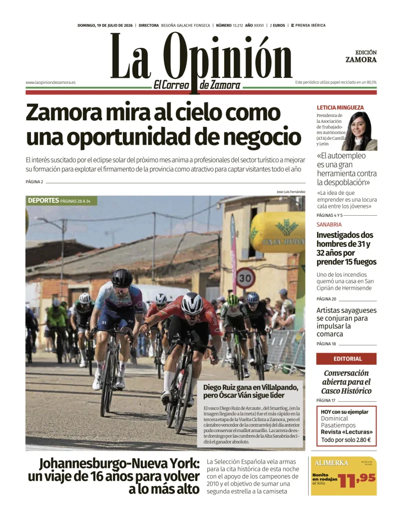 La Opinión de Zamora — 19/07