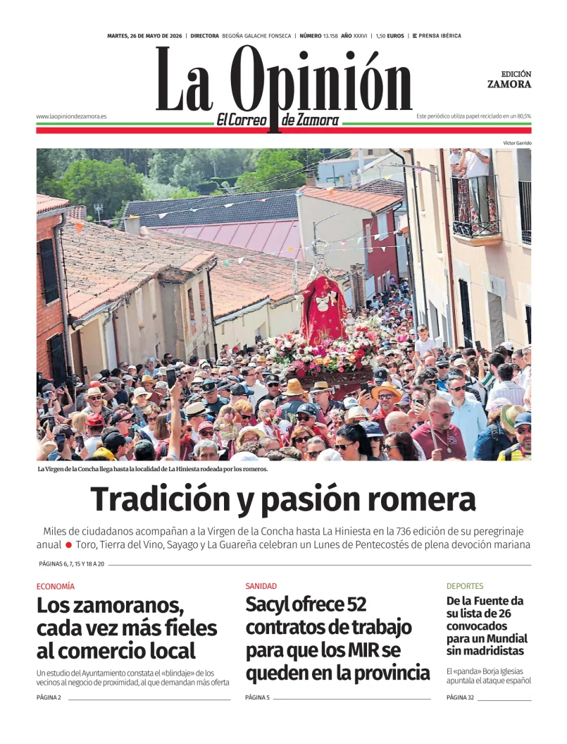 La Opinión de Zamora — 26/05
