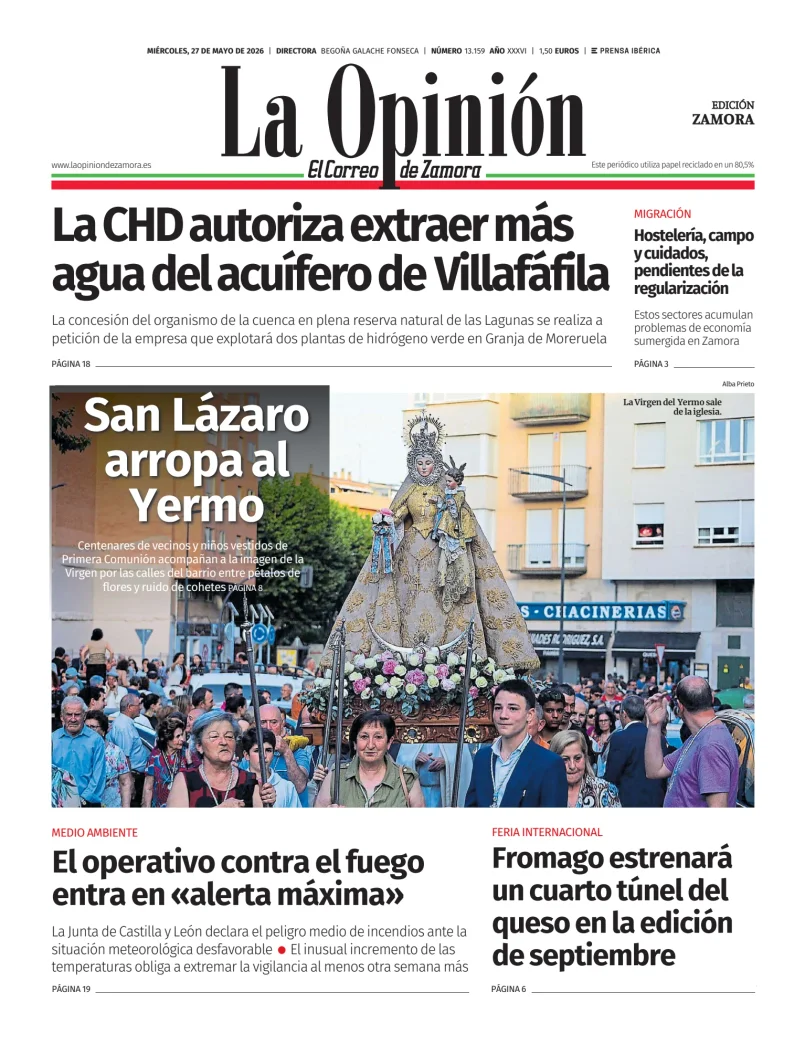 La Opinión de Zamora — 27/05