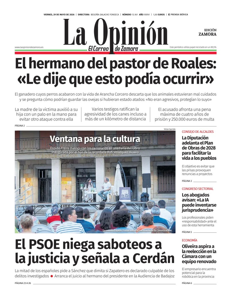 La Opinión de Zamora — 29/05
