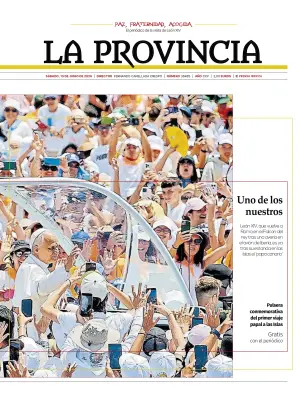 Portada de La Provincia, 13 de junio de 2026