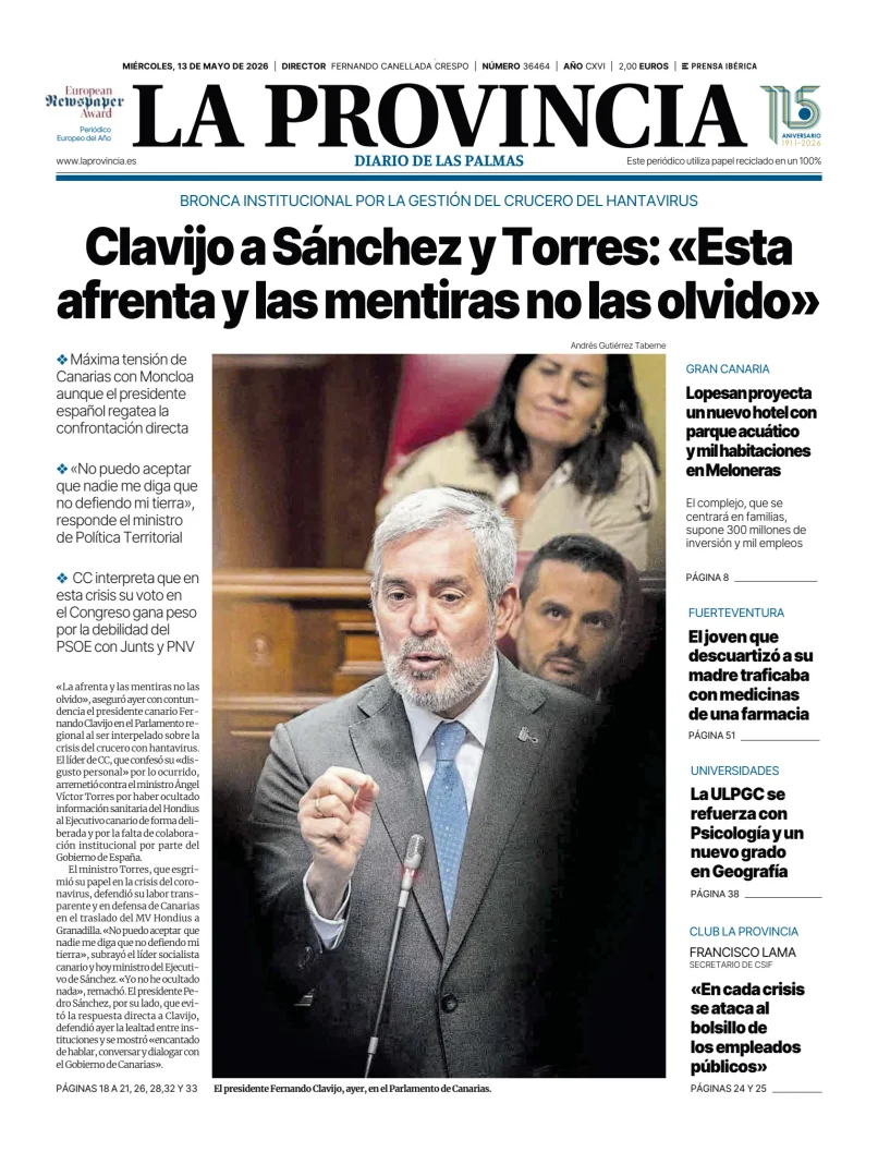 La Provincia — 13/05