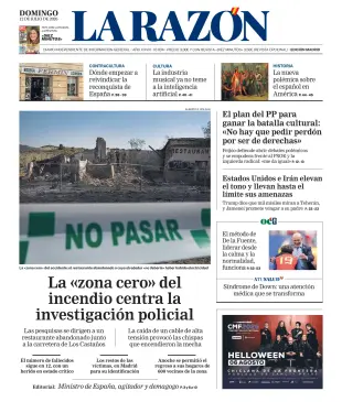Portada de La Razón (Nacional), 12 de julio de 2026